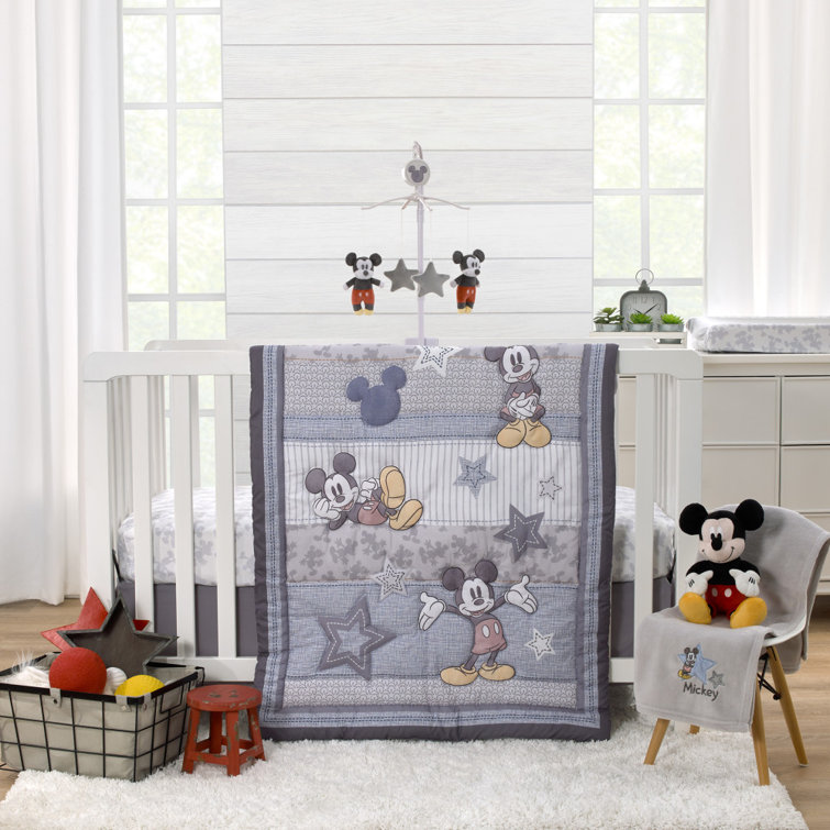 Mickey mouse nursery bedding hot sale sets